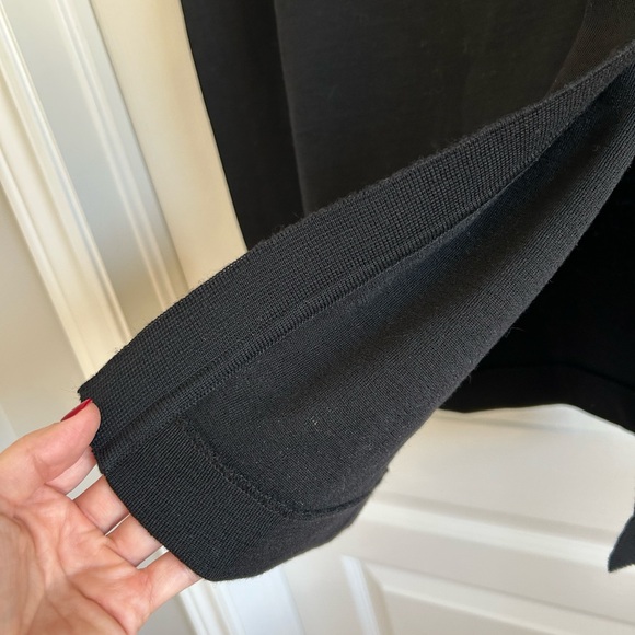 Vintage 100% Wool Ports International Black Skirt - Picture 3 of 5